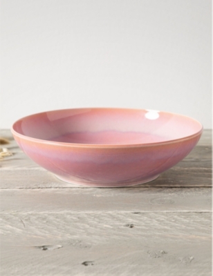 VILLEROY & BOCH: Perlemor glazed porcelain bowl 26cm