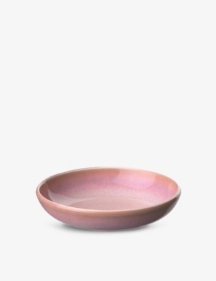 Villeroy & Boch Perlemor Coral Glazed-effect Porcelain 12cm Dip Bowl
