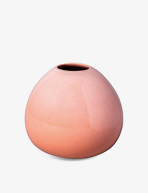 VILLEROY & BOCH: Perlemor glazed earthenware vase 13cm
