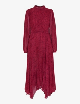 Snakeskin on sale pleated dress