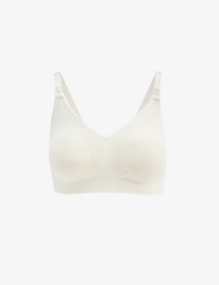 Bravado Designs Body Silk Stretch-recycled-nylon Blend Nursing Bra In White