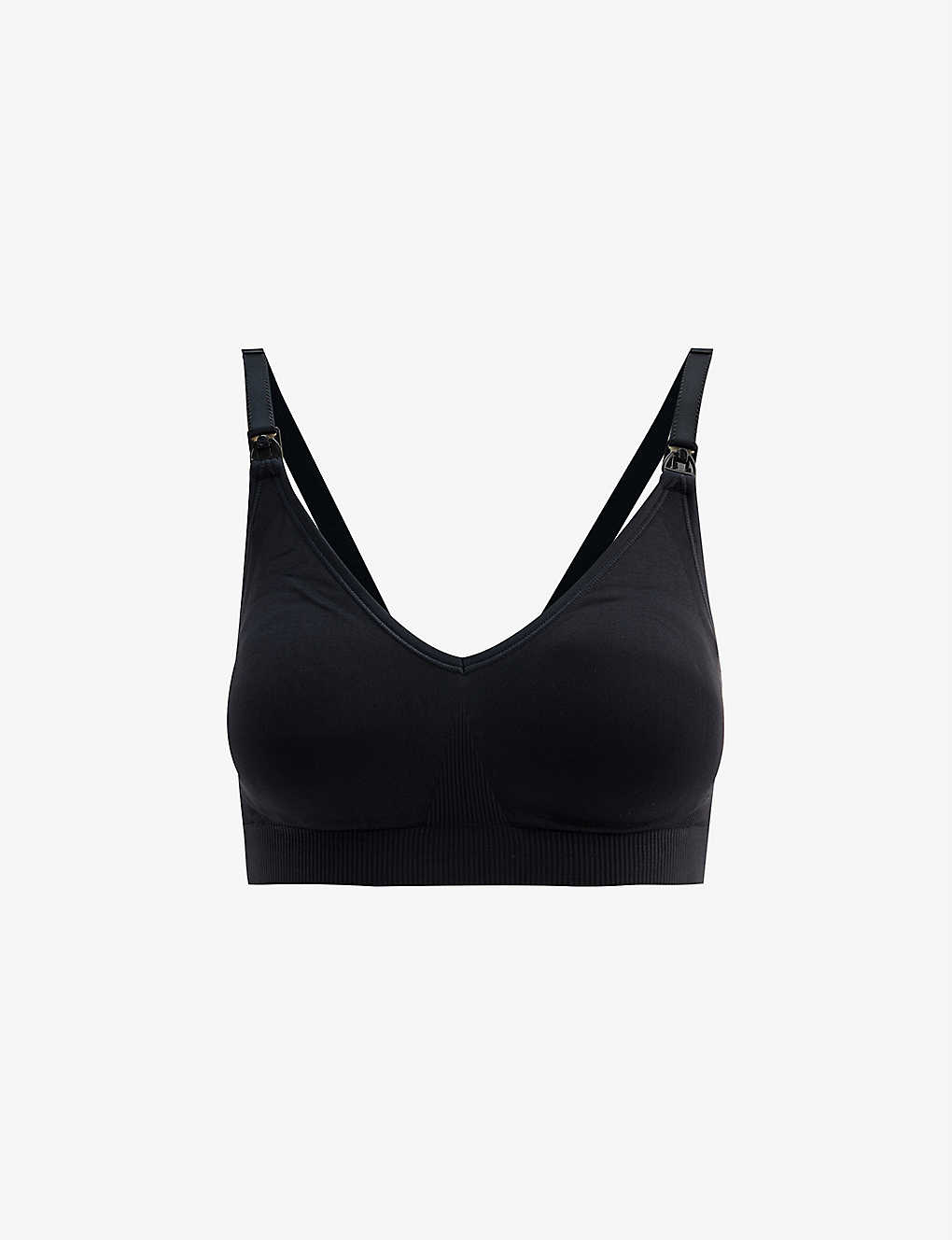 Bravado Designs Body Silk Stretch-recycled-nylon Blend Nursing Bra In Black