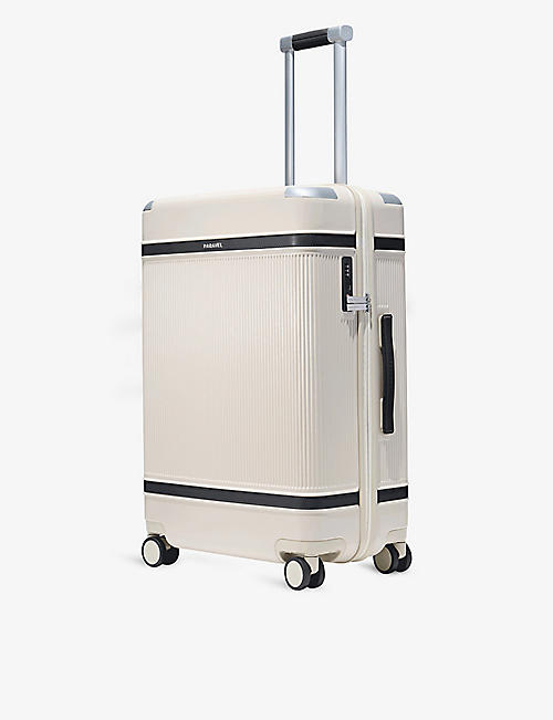 PARAVEL: Aviator Grand recycled-polycarbonate suitcase