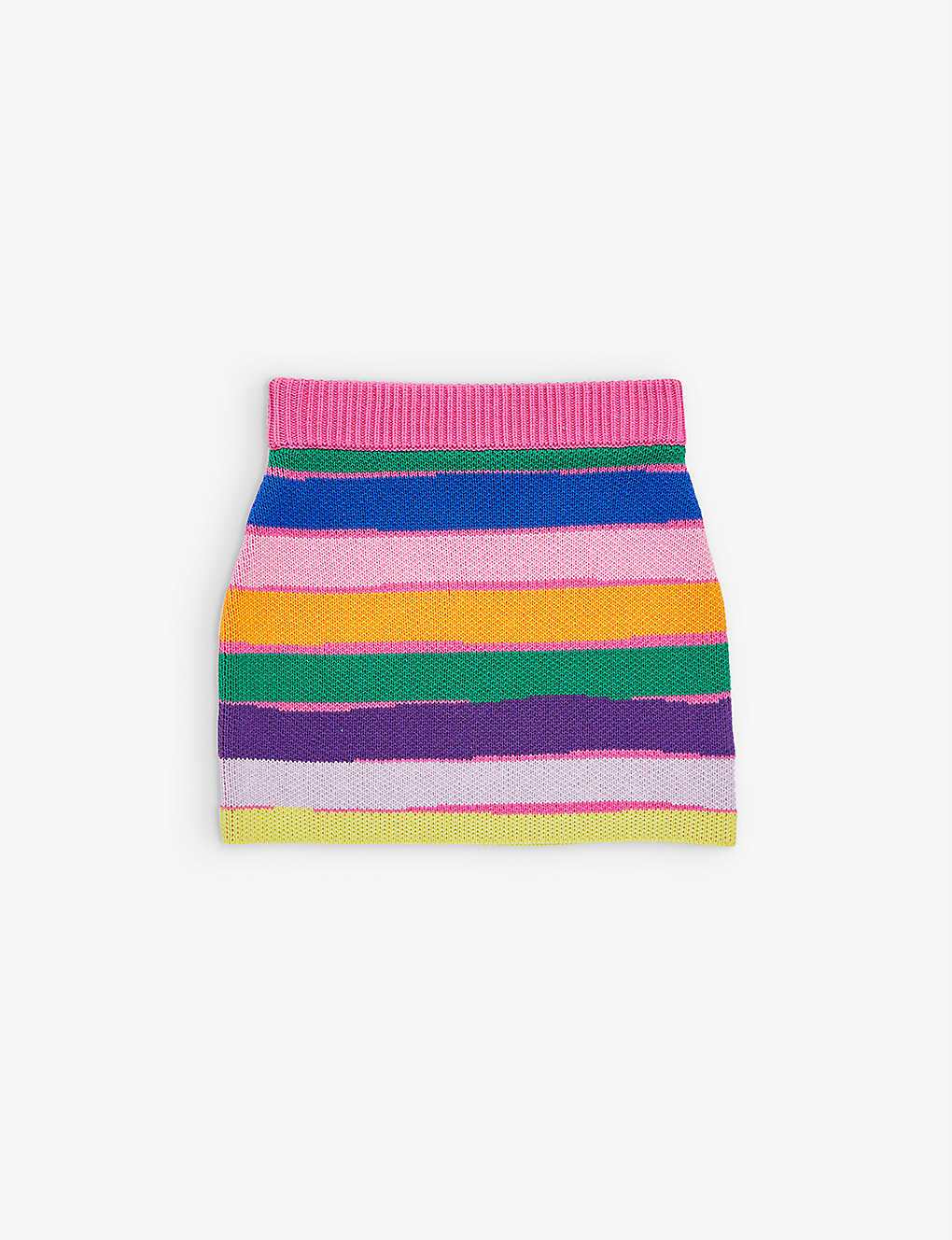 Olivia Rubin Girls Stacked Stripe Kids Hadley Stripe Cotton Knitted Skirt 4-13 Years