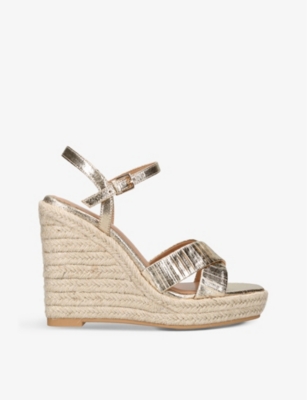 Kurt geiger 2024 silver wedges