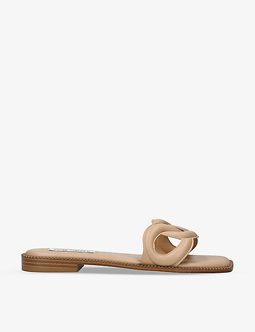 STEVE MADDEN: Stash cut-out faux-leather sandals
