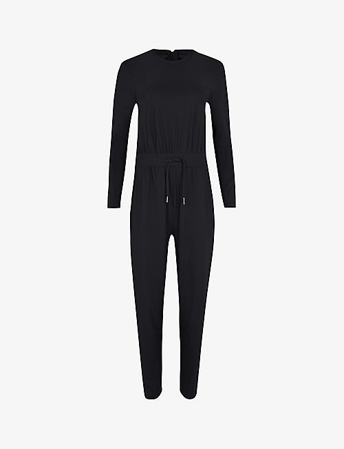 SWEATY BETTY: Explorer tapered-leg stretch-woven jumpsuit