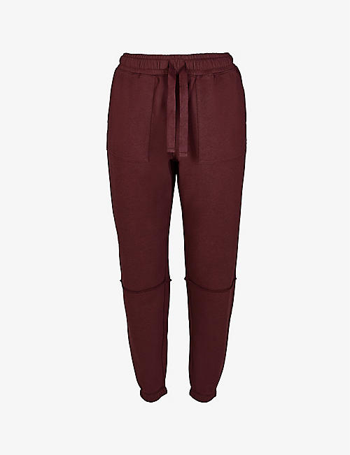 SWEATY BETTY: Revive relaxed cotton-blend jogging bottoms