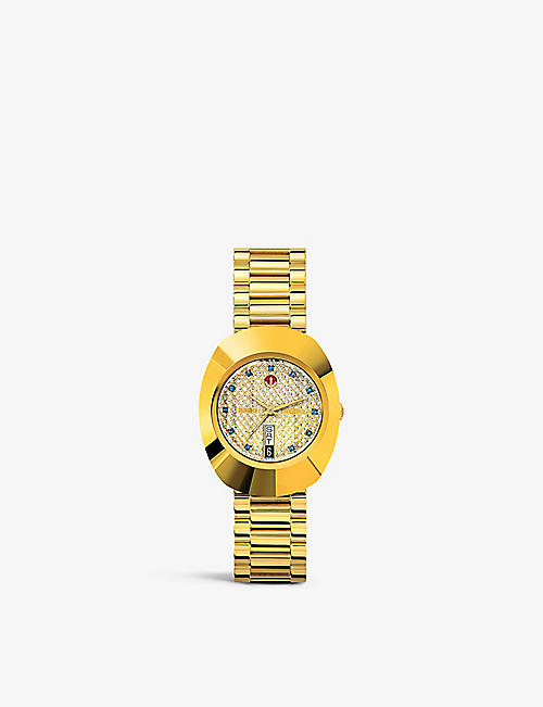 RADO: R12413314 DiaStar Original stainless-steel and simili automatic watch