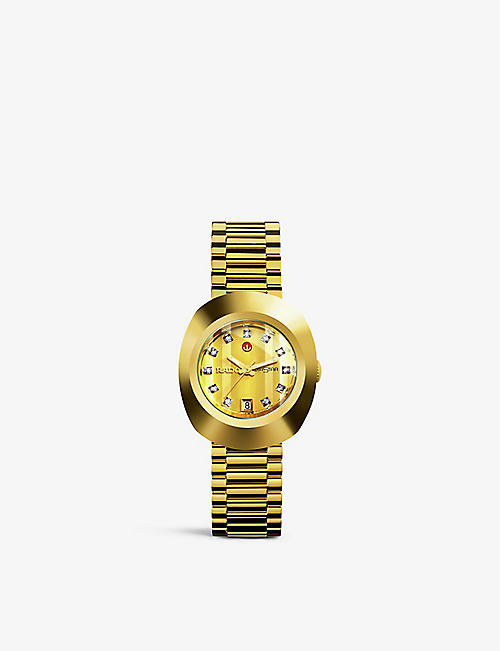 RADO: R12416633 DiaStar Original stainless-steel and simili automatic watch