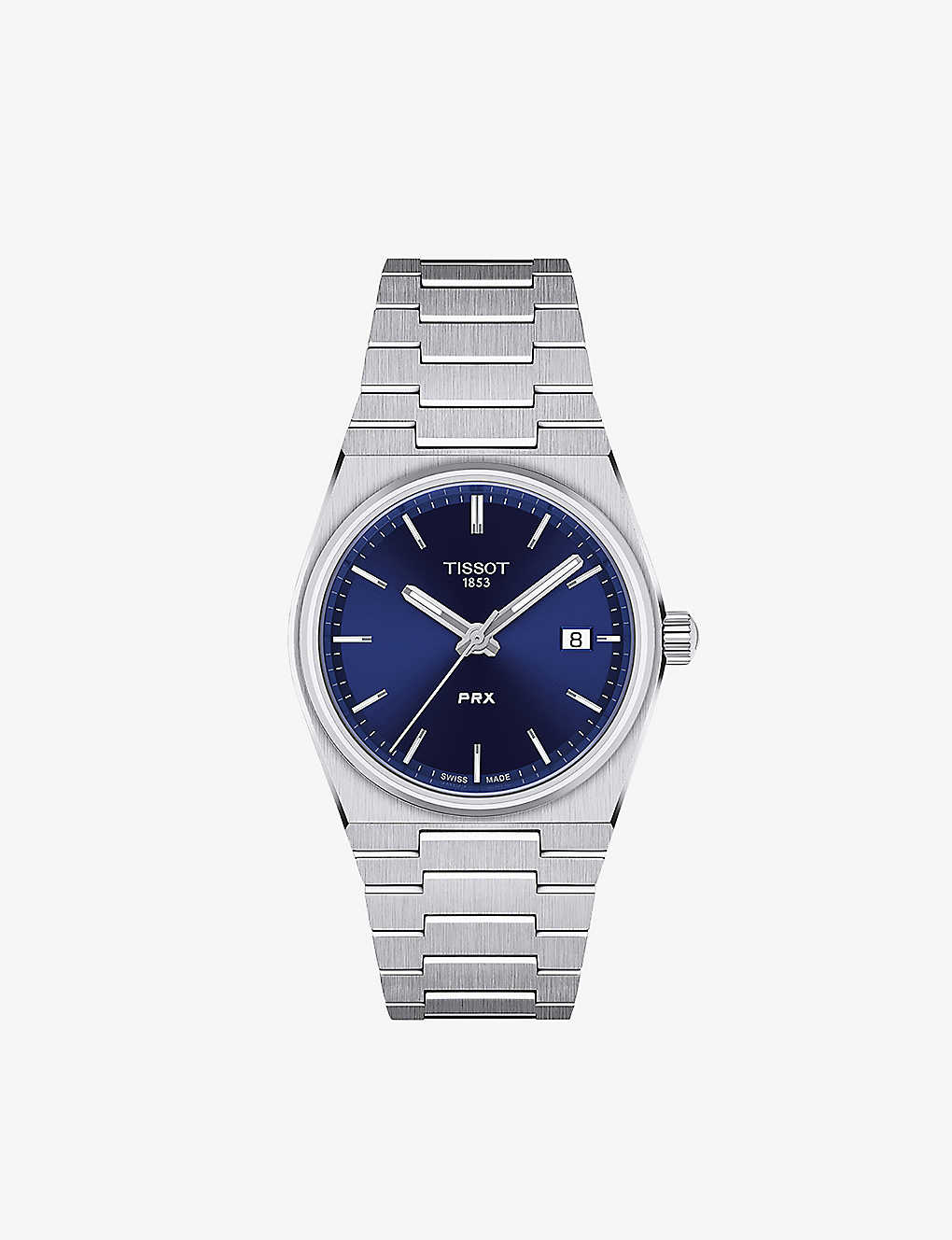 Tissot T1372101104100 Prx Quartz Stainless-steel Quartz Watch In Blue