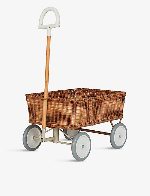 OLLI ELLA: Natural rattan woven wagon