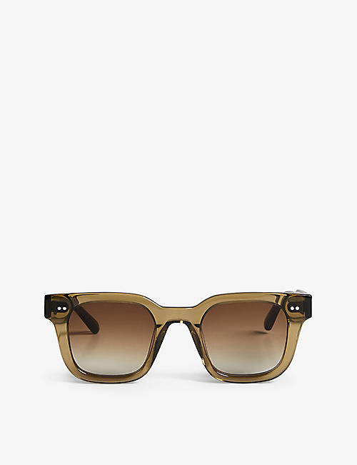 REISS: Chimi square-frame acetate sunglasses