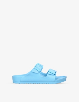 Birkenstock Kids' Light-blue Sandals For Boy With Logo