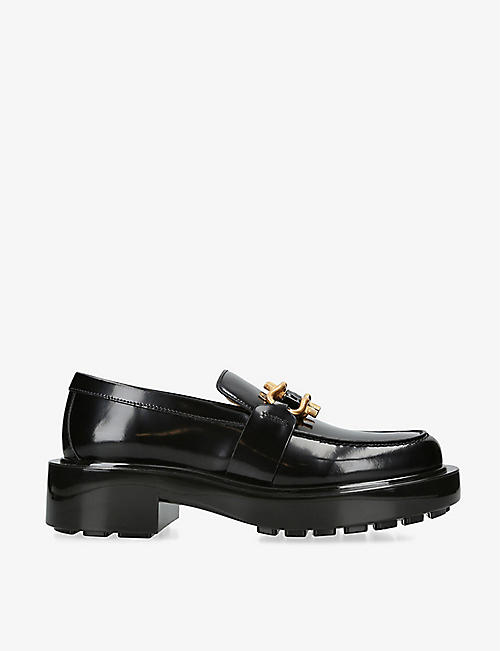BOTTEGA VENETA: Monsieur horsebit-embellished leather loafers