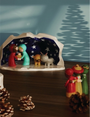 ALESSI: Happy Eternity Baby porcelain nativity set