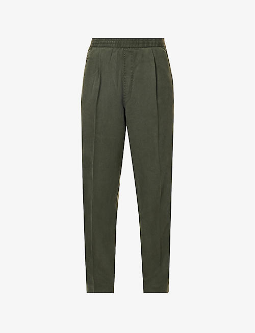 CHE: Relaxed-fit straight-leg woven trousers