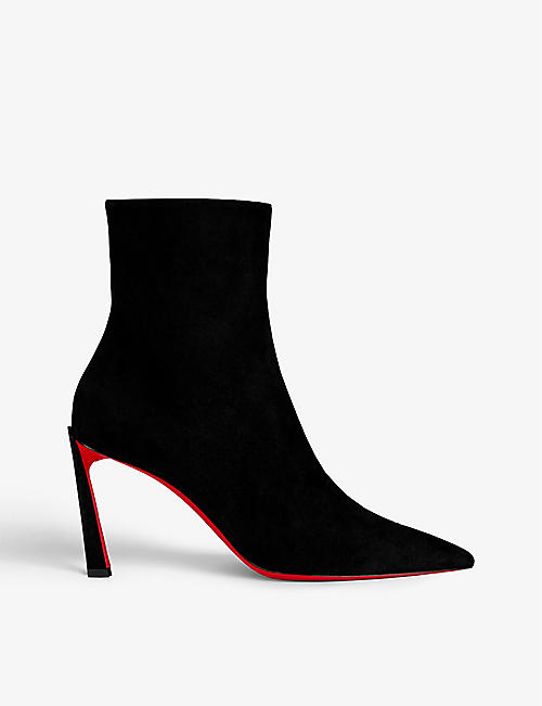 CHRISTIAN LOUBOUTIN: Condora 85 suede ankle boots