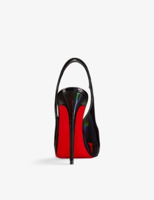 Christian Louboutin Hot Chick Sling Alta Patent Slingback Pumps