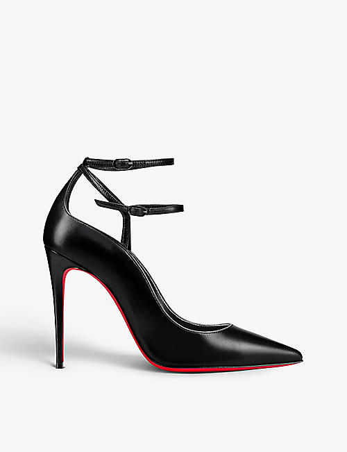 CHRISTIAN LOUBOUTIN: Conclusive 100 leather heeled courts
