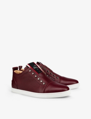 CHRISTIAN LOUBOUTIN F.A.V Fique a Vontade low-top leather trainers