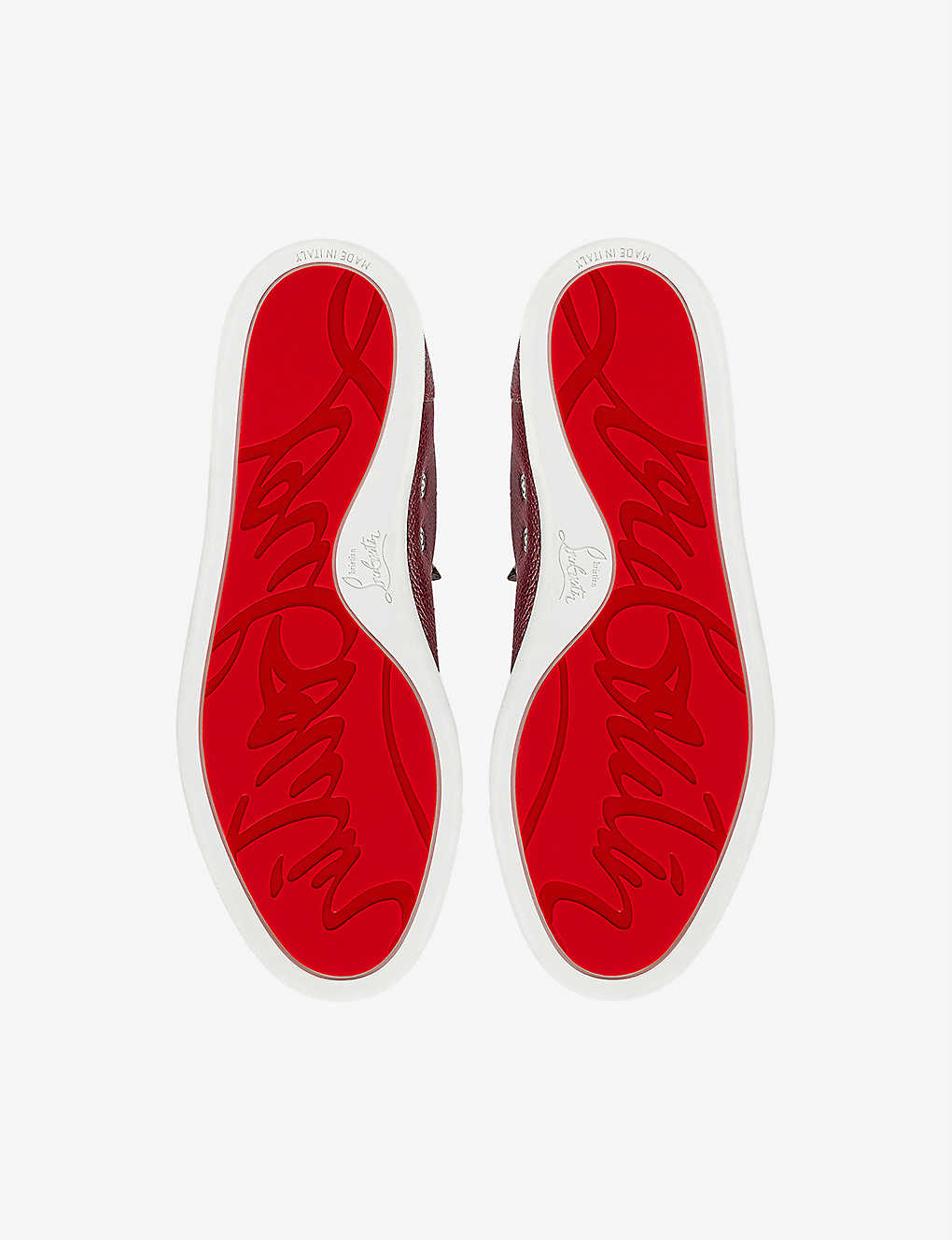 CHRISTIAN LOUBOUTIN F.A.V Fique a Vontade low-top leather trainers