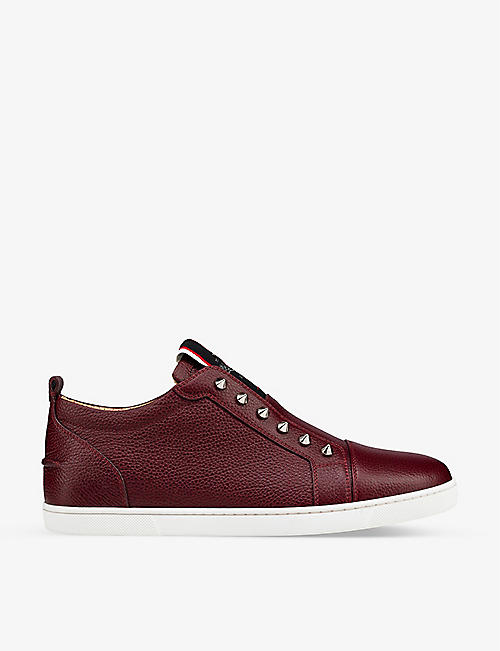 CHRISTIAN LOUBOUTIN: F.A.V Fique a Vontade low-top leather trainers