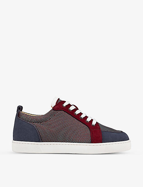 CHRISTIAN LOUBOUTIN: Rantulow suede trainers