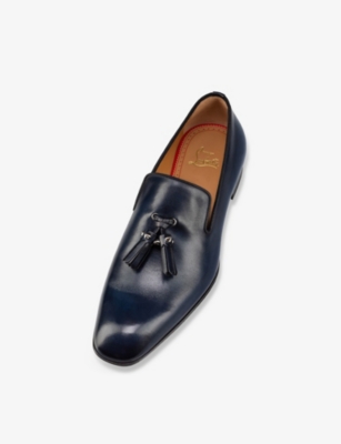 CHRISTIAN LOUBOUTIN Dandelion Tassel leather loafers