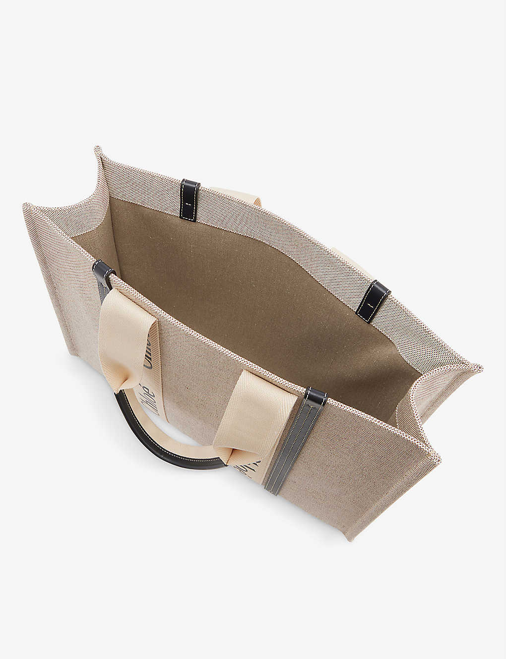 CHLOE Woody large cotton tote bag