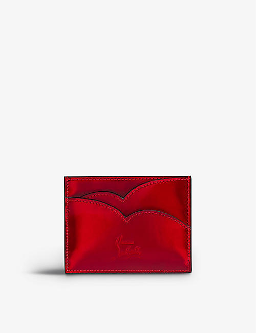 CHRISTIAN LOUBOUTIN: Hot Chick patent-leather card holder
