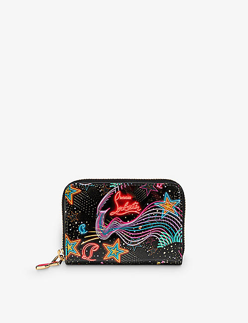 CHRISTIAN LOUBOUTIN: Panettone patent-leather coin purse
