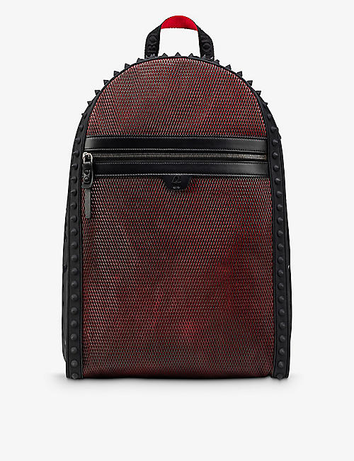 CHRISTIAN LOUBOUTIN: Backparis leather backpack