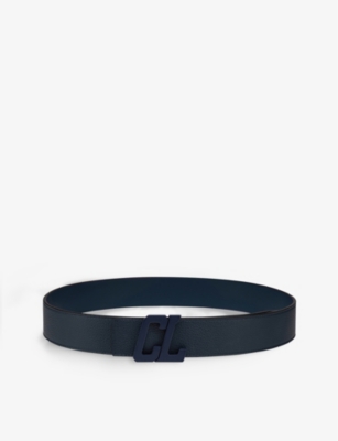 CHRISTIAN LOUBOUTIN Happyrui logo-buckle leather belt