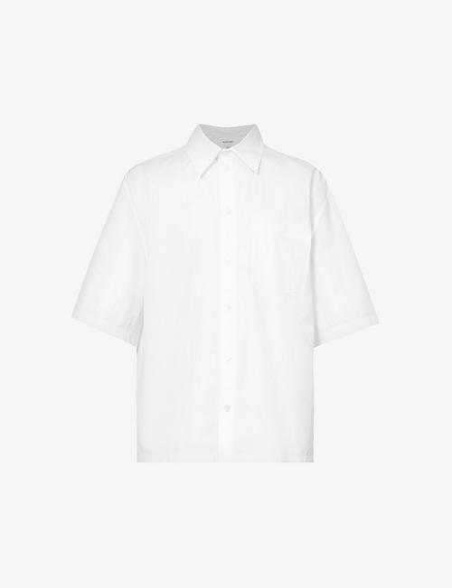 BOTTEGA VENETA: Boxy-fit cotton-poplin shirt