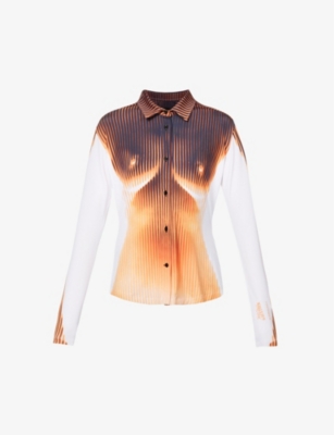 Y/project White Jean Paul Gaultier Edition Shirt In White/orange