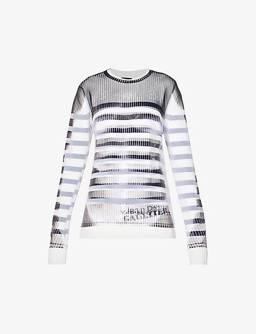 Y/PROJECT: Y/Project x Jean Paul Gaultier Mariniere striped cotton jumper