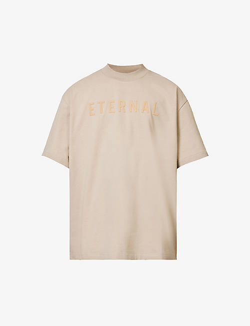 FEAR OF GOD: Eternal brand-print oversized-fit cotton-jersey T-shirt