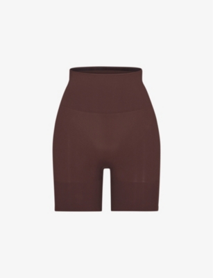 Skims Butt Enhancing Shaper Shorts In Cocoa