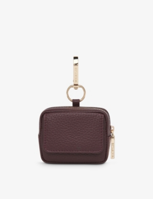 Whistles Purple Bibi Leather Keyring