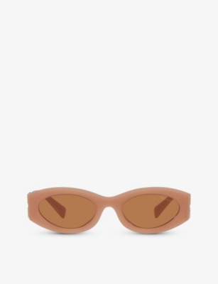 Miu miu oval sunglasses sale