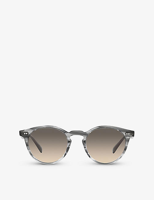 OLIVER PEOPLES: OV5459SU Romare round-frame acetate sunglasses