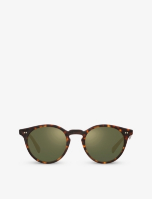 OLIVER PEOPLES: OV5459SU Romare round-frame acetate sunglasses