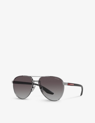 PS 51YS pilot-frame metal sunglasses