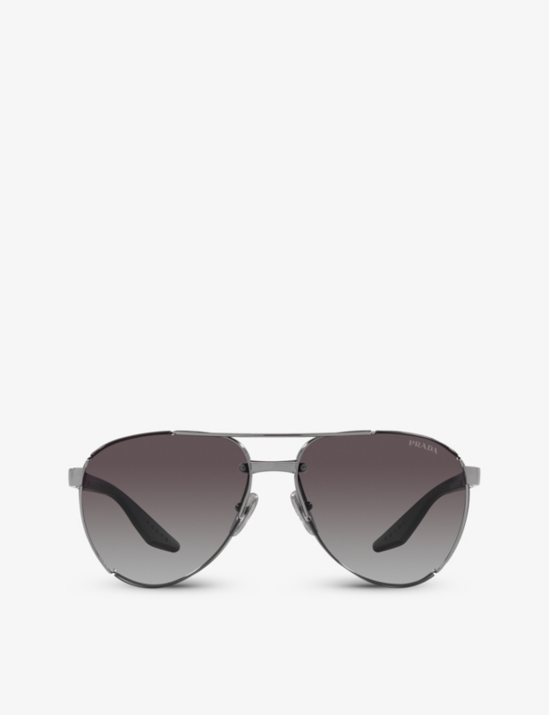 PS 51YS pilot-frame metal sunglasses