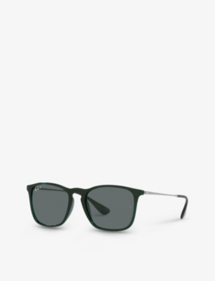 RAY-BAN: RB4187 Chris polarized rubber sunglasses