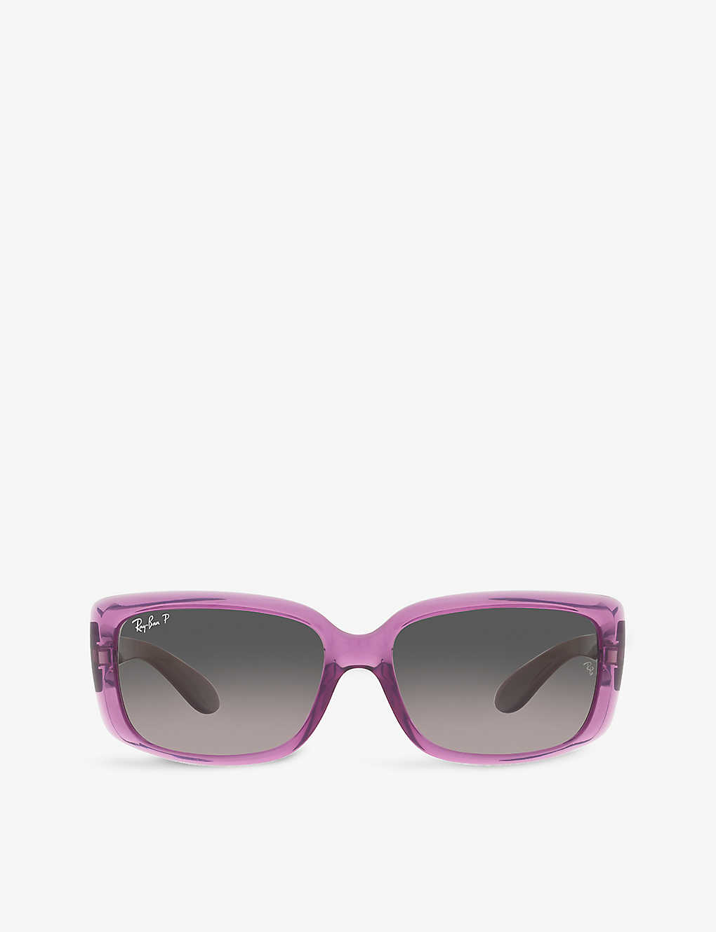 Shop Ray Ban Ray-ban Womens Purple Rb4389 Pillow-frame Tortoiseshell Propionate Sunglasses