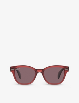 Ray ban square pink hot sale