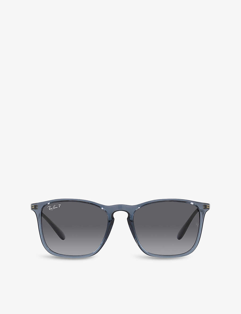 Ray Ban Chris Sunglasses Gold Frame Grey Lenses Polarized 54-18