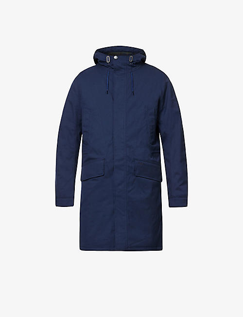 BARBOUR: Winter City funnel-neck stretch-woven jacket